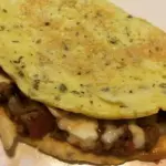 Crepioca Carne c/pizza