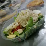 TALLARINES CON VEGETALES ASADOS