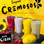 Fresa con leche