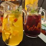 Sangria branca / tinta