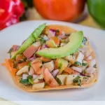 TOSTADA CEVICHE DE PESCADO
