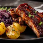 Costilla de Cerdo Lacada en Guayaba