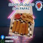 Dedos de queso con papas