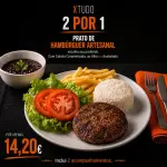 2 Pratos: Hamburguer Artesanal