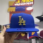 Gorra LA Dodgers azul plana