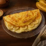 Crepioca banana queijo ovo