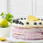 Torta🫐arándano🍋20cm diámetro a mas