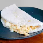 Tapioca frango ao creme