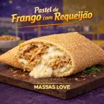 Pastel de frango com requeijão
