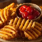 Papa tipo Waffle