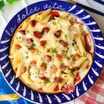 Macarrão Penne/Frango e Bacon