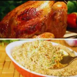 Frango Assado c/ farofa