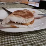 Tapioca de Queijo e doce de leite