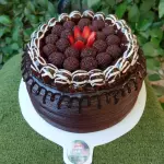 Triple chocolate con fresas