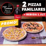 2 Pizzas familiares