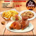PROMO 1/2 POLLO CHAUFERO
