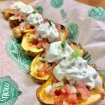 Potato Skins Vegetarianas