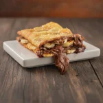 Pastel chocolate com banana