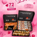 Combo love 72 peças + 2 temakis