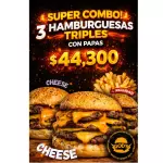 3 cheese triple