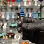 Piteira de Vidro Triplo Wave 5mm