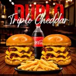 Combo Duplo Triplo Cheddar