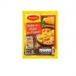 Sopa de pollo con fideos maggi