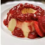 Chocolate branco com morango