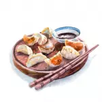 Gyozas de pollo