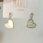 Semiargolla corazón blanco