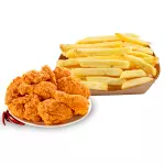 Pollo Broaster con Papas fritas