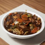 Yakisoba de carne pequena