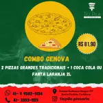 2 Pizzas grandes + Refrigerante 2L