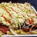 Salchipapa Suiza Premium