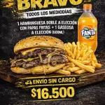 1 HAMBURGUESA A ELECCIÓN con PAPAS