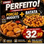 Combo nuggets 400g+400g  batata