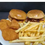 2 x bacon+batata150g+6 nuggts