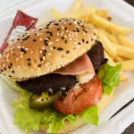 BURGER SENCILLA C/PAPAS