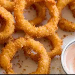 Onion Rings Esp. c/Frango Desfiado