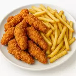 Isca de Frango com Fritas