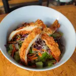 Ginger Crispy Chicken Salad