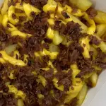 Batata com Cheddar e Bacon