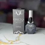 Esmalte Em Gel Preto Glamour AGL