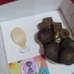 Huevo mediano oreo