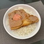 Carne assada (Lagarto redondo) com salpicão.