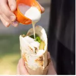 Shawarma green de carne