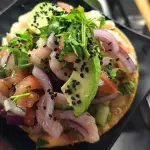 Tost. Ceviche de Camarón Individual