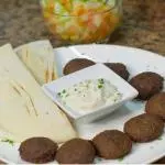 Falafel en Plato