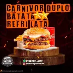 Carnivor Duplo, Batata P, Refri Lata