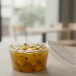 Geleia de frutas amarelas